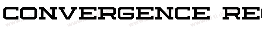 Convergence Regular字体转换 Convergence Regular字体转换
